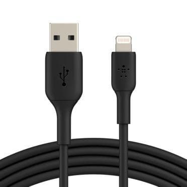 Belkin USB-A - Lightning, musta (2m)
