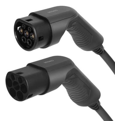 DELTACO e-Charge, kaapelityyppi 2 - tyyppi 2, 3-vaiheinen, 16A, 5M