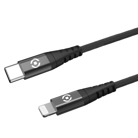 USB-C-Lightning-kaapeli Nylon USB-PD 60W 1m