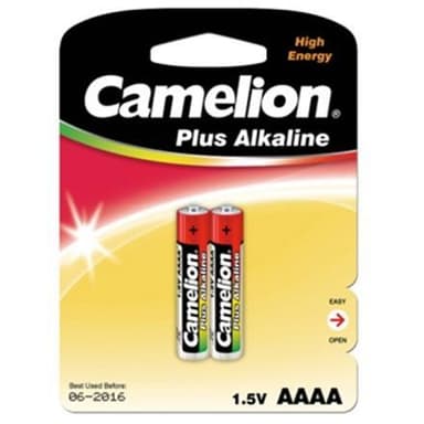 Camelion Plus Alkaline AAAA 1.5V (LR61), 2-pakkaus (leluille, kauko-ohjaimille ja vastaaville laitteille) Camelion