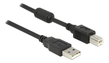 Delock Cable USB 2.0 type A male > USB 2.0 type B male 1 m black
