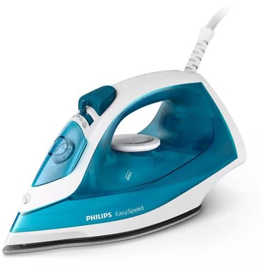 Philips Iron EasySpeed GC1750/20 Höyrysilitysrauta, 2000 W, Vesisäiliön tilavuus 220 ml, Jatkuva höyry 25 g/min, Sininen
