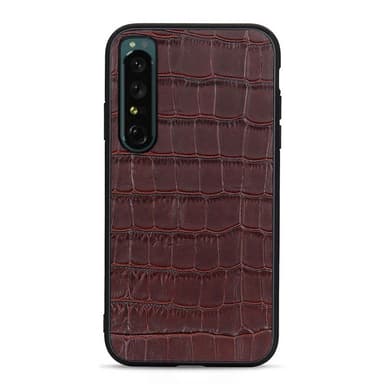 Krokotiilinahkainen kuori Sony Xperia 1 IV - Ruskea