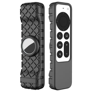 Silikonikotelo kaukosäätimelle Apple TV 4K - Musta