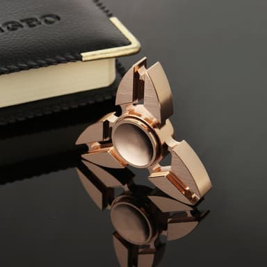 Fidget Spinner Star - Rosegold - alumiini