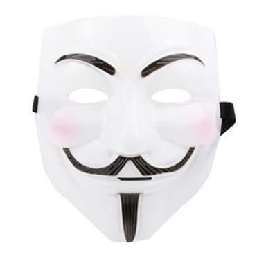 V for Vendetta Naamio naamiaisiin - Valkoinen