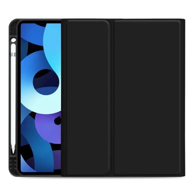 Näppäimistökotelo kynätelineellä iPad 7/8/9 Gen 10,2 tuumalle Musta
