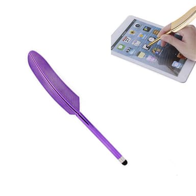 Spring Stylus Pen kosketusnäytöille Violetti