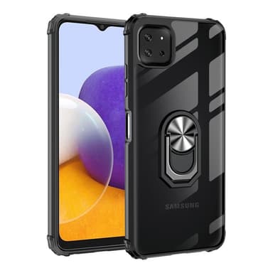 Clear Ring kotelo Samsung Galaxy A22 5G  - hopea