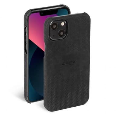 Krusell iPhone 13 Mini Kuori Leather Cover Musta