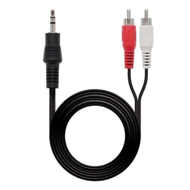 Audioliitin (3,5 mm) - 2 RCA kaapeli NANOCABLE 10.24.0301 (1,5M)