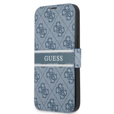 Guess iPhone 13 Mini Kotelo Printed Stripe Sininen