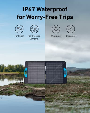 Anker Solix PS100 kannettava aurinkopaneeli