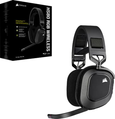 Corsair HS80 RGB Wireless langattomat pelikuulokkeet