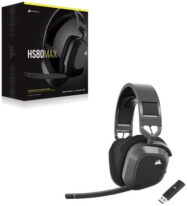 Corsair HS80 Max langattomat pelikuulokkeet (harmaa)