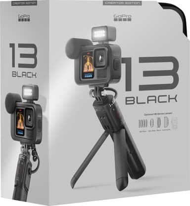 GoPro HERO13 Creation Edition actionkamerapakkaus (musta)