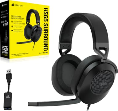 Corsair HS65 Surround pelikuulokkeet (musta)
