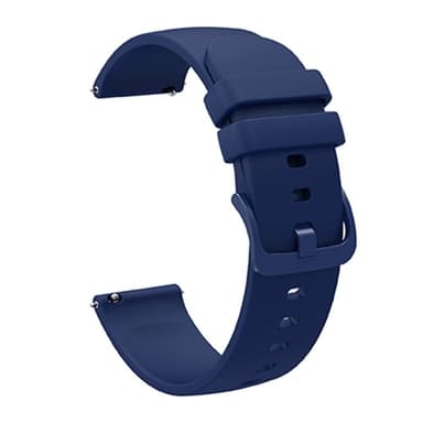 SKALO Silikoniranneke Amazfit Bip 5 - Tummansininen