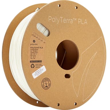 Polymaker - PolyTerra PLA - Cotton White - 1.75mm - 1kg / Default Title