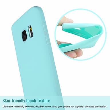 SKALO Samsung S7 Ultraohut TPU-kuori - Punainen