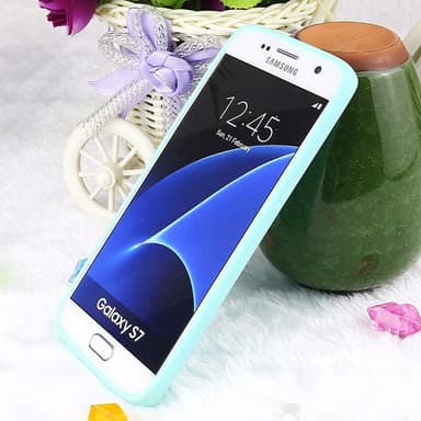SKALO Samsung S7 Ultraohut TPU-kuori - Punainen
