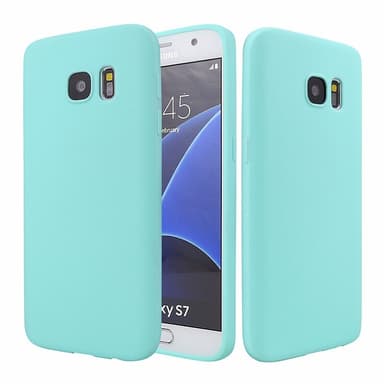 SKALO Samsung S7 Ultraohut TPU-kuori - Punainen