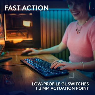 Logitech G915 X Tactile pelinäppäimistö (musta)
