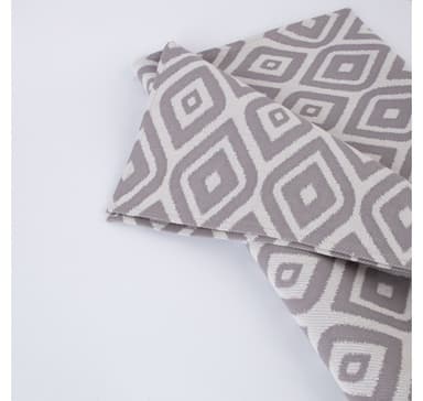 Pöytämatto HOLLY OUTDOOR 43x116cm, harmaa rombi