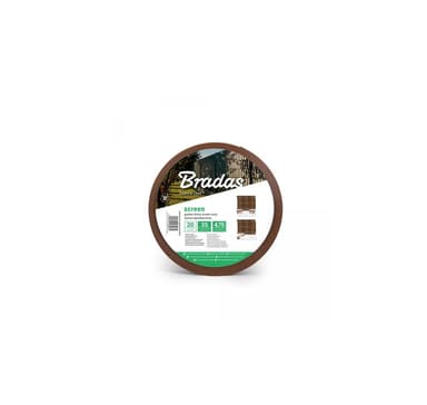 Puutarha-aidan suojanauha 4,75cm x 35m, 450g/m2, ruskea, Bradas