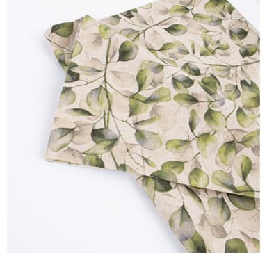Pöytämatto HOLLY 43x116cm, poppelinlehtiä