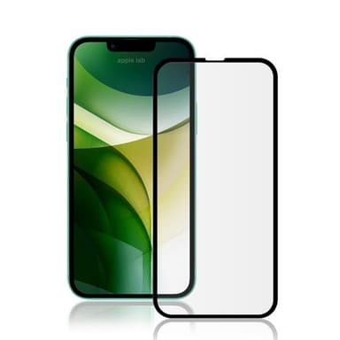 Temperoitu näytönsuoja mustalla kehyksellä iPhone 13 mini
