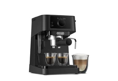 DeLonghi EC235.BK Stilosa Espresso-kahvinkeitin, Musta Delonghi Espresso-kahvinkeitin EC235.BK Stilosa Pumpun paine 15 bar, Sisäänrakennettu maidonvaahdotin, 1100 W, Puoliautomaattinen, Musta
