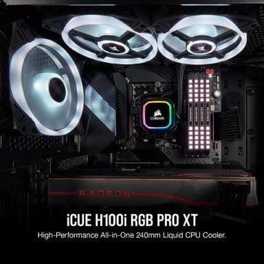 Corsair Liquid CPU -jäähdytin iCUE H100i RGB PRO XT Universal