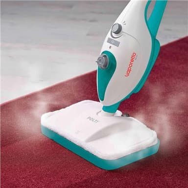 Polti Höyrymoppi PTEU0252 Vaporetto SV205 Teho 1300 W, Vesisäiliön tilavuus 0,32 L, Valkoinen/Sininen