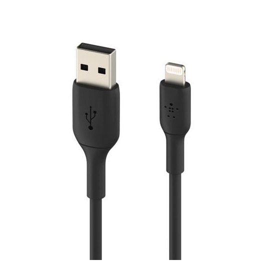 Belkin USB-A - Lightning, musta (2m)