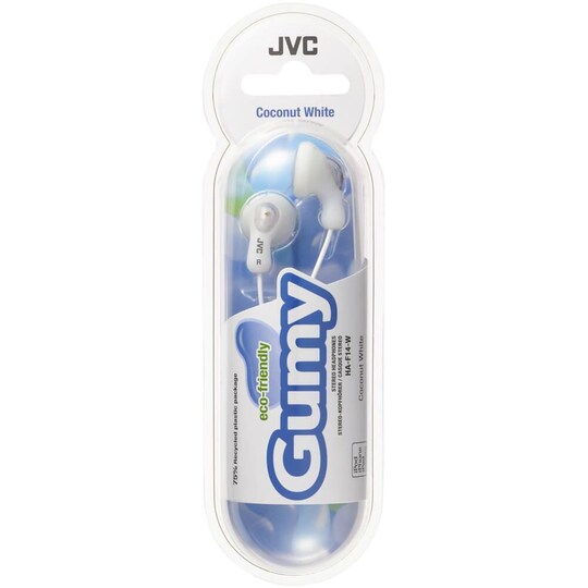JVC Headphone F14 Gumy In-Ear White