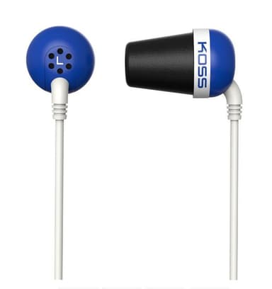 Koss-pistoke, 3,5 mm, sininen, melunvaimennus,
