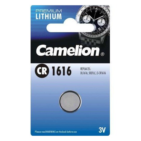 Camelion CR1616-BP1 CR1616, litium, 1 kpl