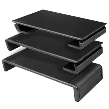 Näyttöteline 63 cm 3-porttisella USB-keskittimellä