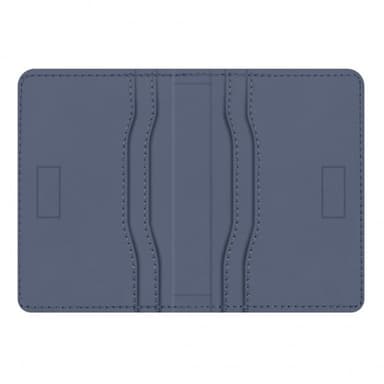Korttipidike Card Wallet Snap Leather Sininen