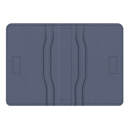 Valenta Korttipidike Card Wallet Snap Leather Sininen