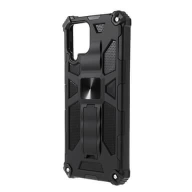SKALO Samsung A22 4G Armor Phantom Hybrid Kuori - Musta