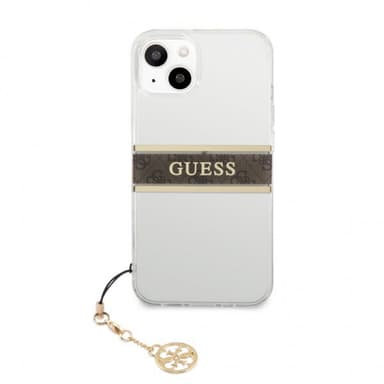Guess iPhone 13 Mini Kuori Stripe Charm Ruskea