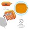 Magneettinen MagSafe-yhteensopiva kotelo Apple AirPods 3rd Gen -laitteille Orange