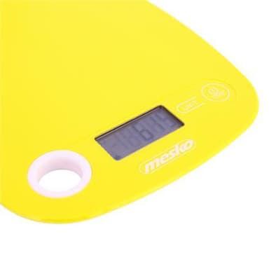 Mesko Keittiövaaka MS 3159y Suurin paino (kapasiteetti) 5 kg, Asteikko 1 g, Näyttötyyppi LCD, Keltainen