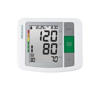 Medisana Wrist Verenpainemittari BU 510 Muistitoiminto, Käyttäjien määrä Useita käyttäjiä, Muistikapasiteetti 90 muistipaikkaa kahdelle käyttäjälle, Ranneverenpainemittari, Valkoinen
