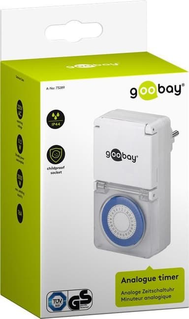 Goobay Analoginen ajastin IP44