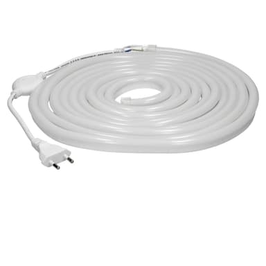 Neon LED-nauha 5 m, neutraali valkoinen, vedenpitävä - 120 LEDiä per metri.