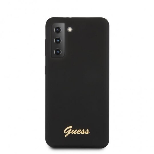 Guess Samsung Galaxy S21 Plus Kuori Metal Logo Musta