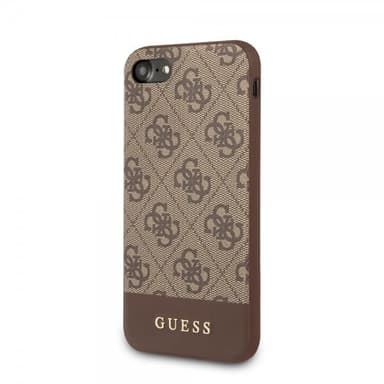 Guess iPhone 7/8/SE Kuori Stripe Cover Ruskea